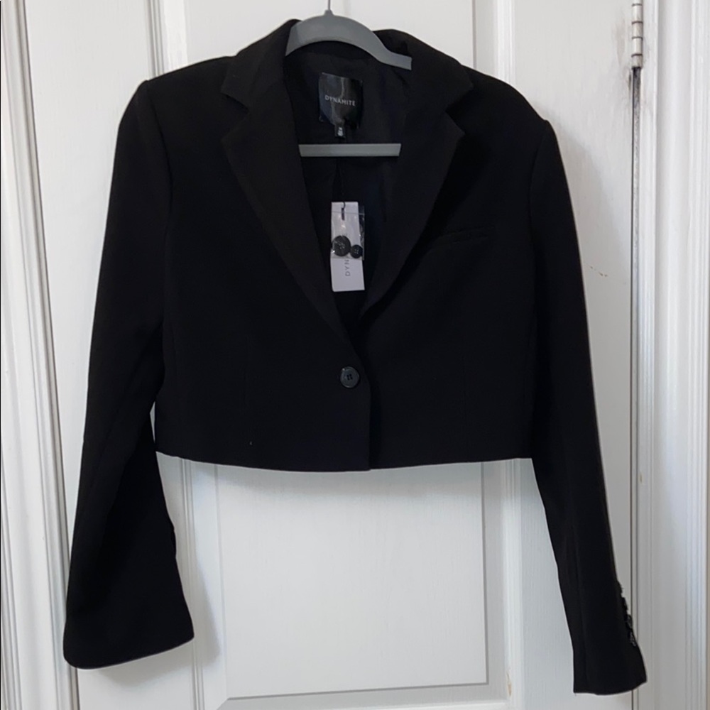 Charlotte Russe Elegant Black Blazerdynamire blazer